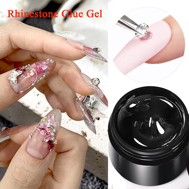 BORN PRETTY 3PCS Rhinestones Glue Gel Set